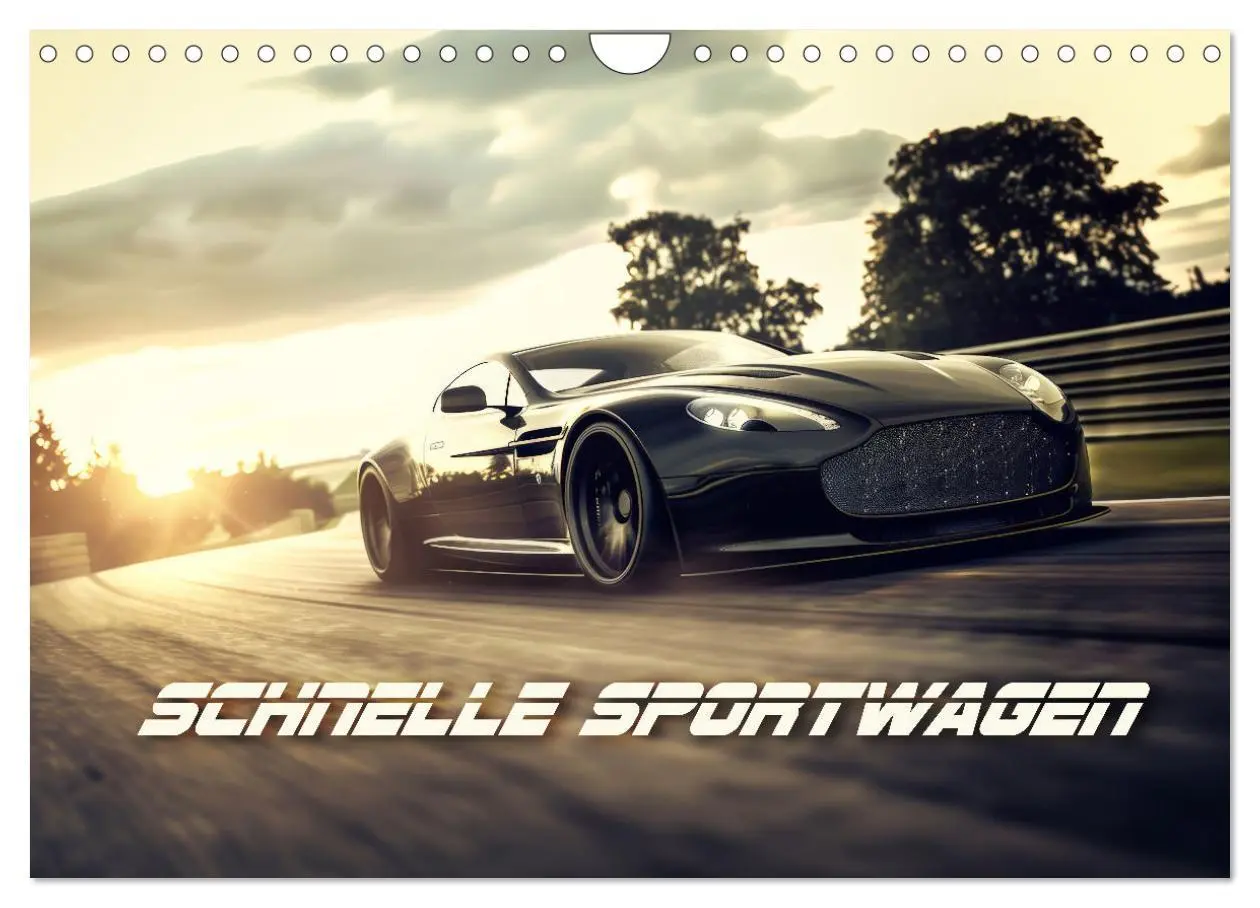 Cover: 9783457341629 | Schnelle Sportwagen (Wandkalender 2026 DIN A4 quer), CALVENDO...